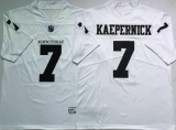 Imwithkap #7 Colin Kaepernick White college football jersey-PNS