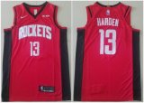 Nike Houston Rockets #13 James Harden red nba Basketball jersey-TY