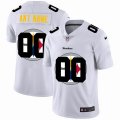 Customized Nike Pittsburgh Steelers white Color Rush Limited Jersey Shadow edition