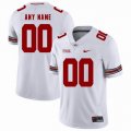 Custom Ohio State white College Football Limited Jersey 02