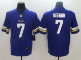 Nike Minnesota Vikings #7 Case Keenum purple Color Rush Limited Jersey