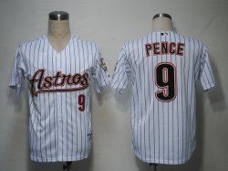 MLB Jerseys Houston Astros 9 Pence White