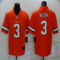 Denver Broncos #3 Russell Wilson Nike orange Color Rush Limited Jersey-BD