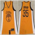 Nike Golden State Warriors #35 Kevin Durant yellow NBA Jersey-HL