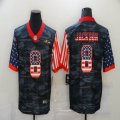 Nike Baltimore Ravens #8 Lamar Jackson camo black Salute To Service Limited Jersey-BD