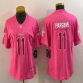 Youth Nike Dallas Cowboys #11 Micah Parsons pink Color Rush Limited Jersey