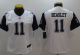 Women Dallas Cowboys #11 Cole Beasley Nike White Color Rush Limited Jersey