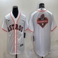 Nike Houston Astros blank white baseball jerseys Champions-BD 01