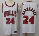 2017 Chicago Bulls #24 Lauri Markkanen white Nike nba basketball jersey