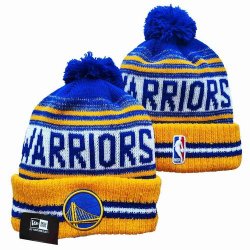 2024 Golden State Warriors yellow blue white NBA Sports Cuffed Knit Hats