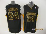 Los Angeles Lakers 24 Kobe Bryant black basketball jersey