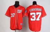 Washington Nationals #37 Stephen Strasburg Red MLB Jerseys