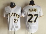 2016 Pittsburgh Pirates #27 Jung-ho Kang white Flexbase Authentic Collection Jersey