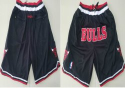 nike Chicago Bulls black NBA basketball shorts with pocket