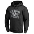 Men's Los Angeles Kings Fanatics Branded Black Big & Tall Hometown Collection The Crown Pullover Hoodie