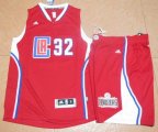 Los Angeles Clippers #32 Blake Griffin red nba basketball suits