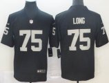 Oakland Raiders #75 H.Long Nike black Color Rush Limited Jersey