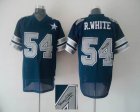 Dallas Cowboys #54 Randy White blue Throwback 75th Signature jerseys