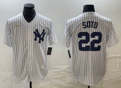 New York Yankees Juan Soto Nike White Home Replica Player Jersey 01