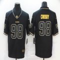 Oakland Raiders #98 Maxx Crosby Nike black gold Color Rush Limited Jersey