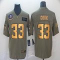 Minnesota Vikings #33 Dalvin Cook green gold Nike Camo 2019 Salute to Service Retired Limited Jersey#40