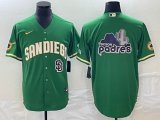 Nike San Diego Padres blank green majestic mlb Jerseys Joint name 04