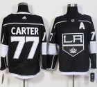 Adidas Los Angeles Kings 77 Jeff Carter black hockey jersey