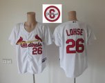 St Louis Cardinals LOHSE 26 white mlb jersey