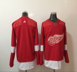 Adidas Detroit Red Wings blank Red hockey jersey