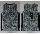 Adidas San Antonio Spurs GREEN 4# camo NBA Jerseys