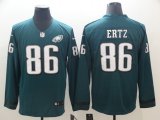 Nike Philadelphia Eagles #86 Zach Ertz green Color Rush Limited long sleeves Jersey-BD