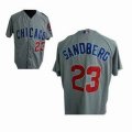 Chicago Cubs Sandberg 23# Grey MLB Jersey