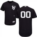 Custom New York Yankees black Flexbase Authentic Collection Jersey