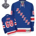 2014 stanley cup Rangers #68 Jaromir Jagr Blue Jersey