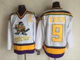 Anaheim Ducks #9 Paul Kariya white ice Hockey Jersey-007