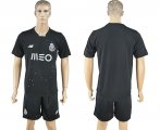 2016-2017 Oporto Club black soccer jersey away