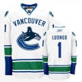 NHL Vancouver Canucks #1 Roberto Luongo whiteJersey