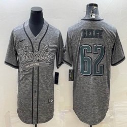 Nike Philadelphia Eagles #62 Jason Kelce Hemp gary baseball jerseys Joint name-BD