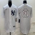 Nike New York Yankees blank white majestic baseball Jerseys-BD 01