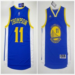 Golden State Warriors 11 Klay Thompson blue basketball jersey