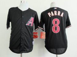 Arizona Diamondbacks Gerardo Parra 8 black mlb jersey