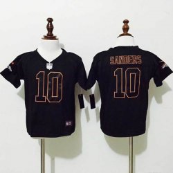 nike broncos #10 Emmanuel Sanders black NFL Children Jerseys