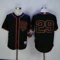 San Francisco Giants #29 Hector Sanchez black MLB baseball Jerseys