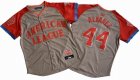 American League #44 Yordan Alvarez Nike Cream 2024 MLB All-Star Game Limited Player Jersey