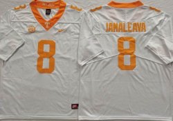 Tennessee Volunteers #8 Nico lamaLeava white College Football Jerseys