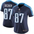 Women Tennessee Titans #87 Eric Decker Nike dark blue Color Rush Limited Jersey