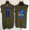 Golden State Warriors #11 Klay Thompson Green nike nba jersey