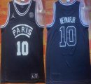 Jordan logo San Antonio Spurs #10 Neymarjr black nba jerseys-XD