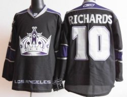 LOS ANGELES KINGS 10 RICHARDS NHL Jersey black