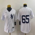 Women Nike New York Yankees #65 white majestic mlb baseball Jerseys